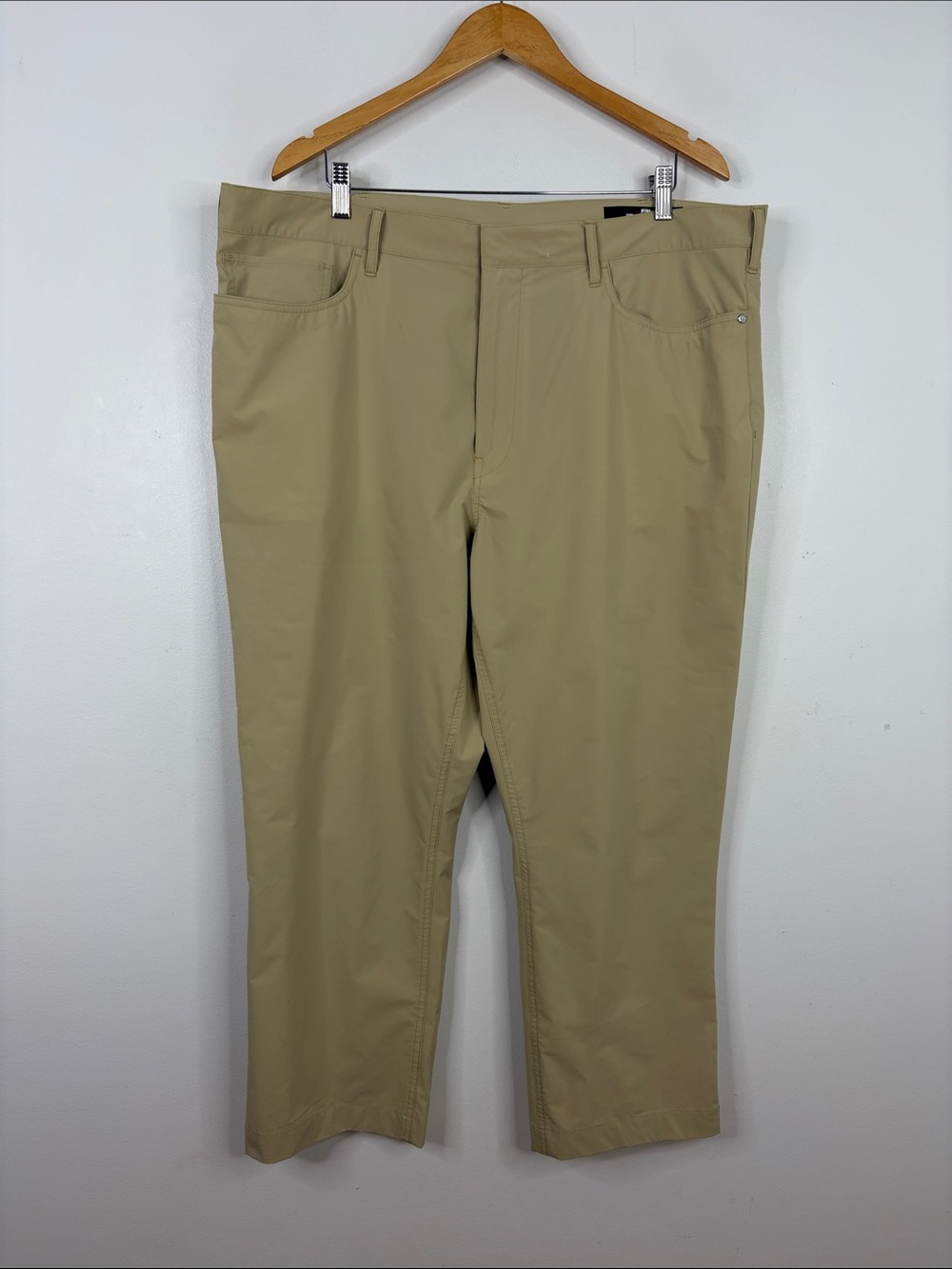 RLX Ralph Lauren Golf Pants Mens 40 x 26 Beige Performance Stretch Chinos